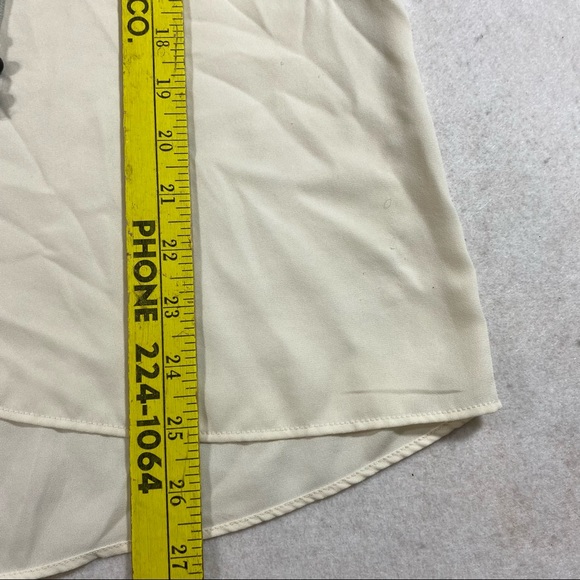 Moa Moa Top tank top woman’s Medium Boho Embroidered Shirt Tassels Blouse beige - Picture 7 of 10